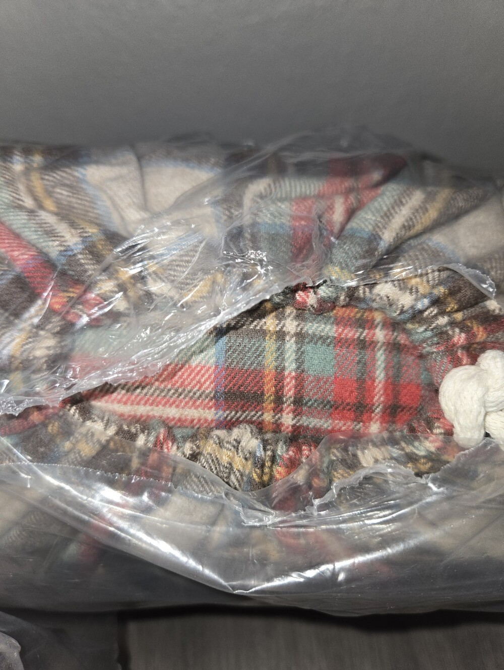 L.L. Bean Heritage Chamois Flannel Comforter Cover W/ ShamsRed Plaid 100% Cotton - Picture 4 of 4